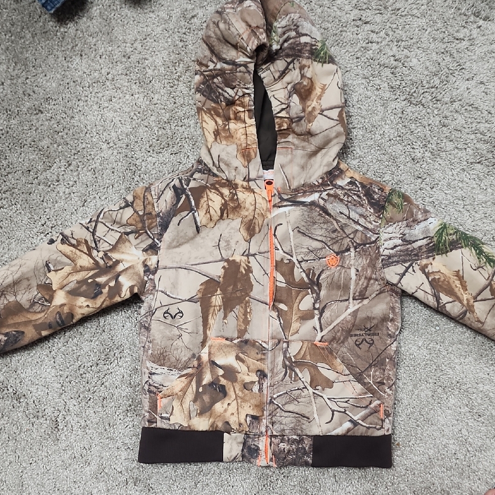 Kids Camouflage Hooded Jacket